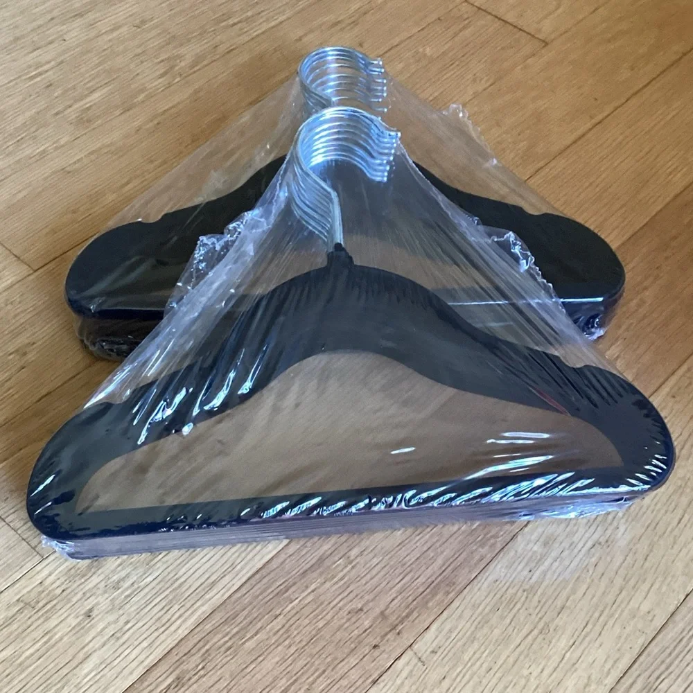 Childrens Small Black Velvet Hangers